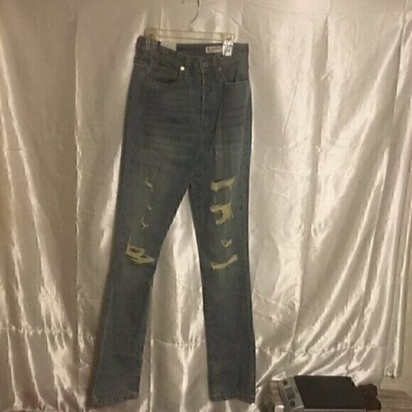 The Cooper Slim High Rise Medium Wash Straight Leg Blank NYC Jeans 24 - Picture 12 of 12